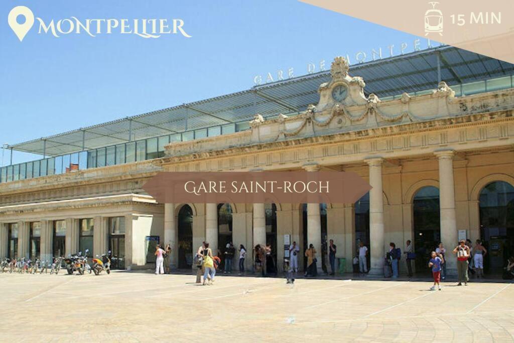 027-Maison, 2Chambres, Jardin, Parking, Central Montpellier Eksteriør billede