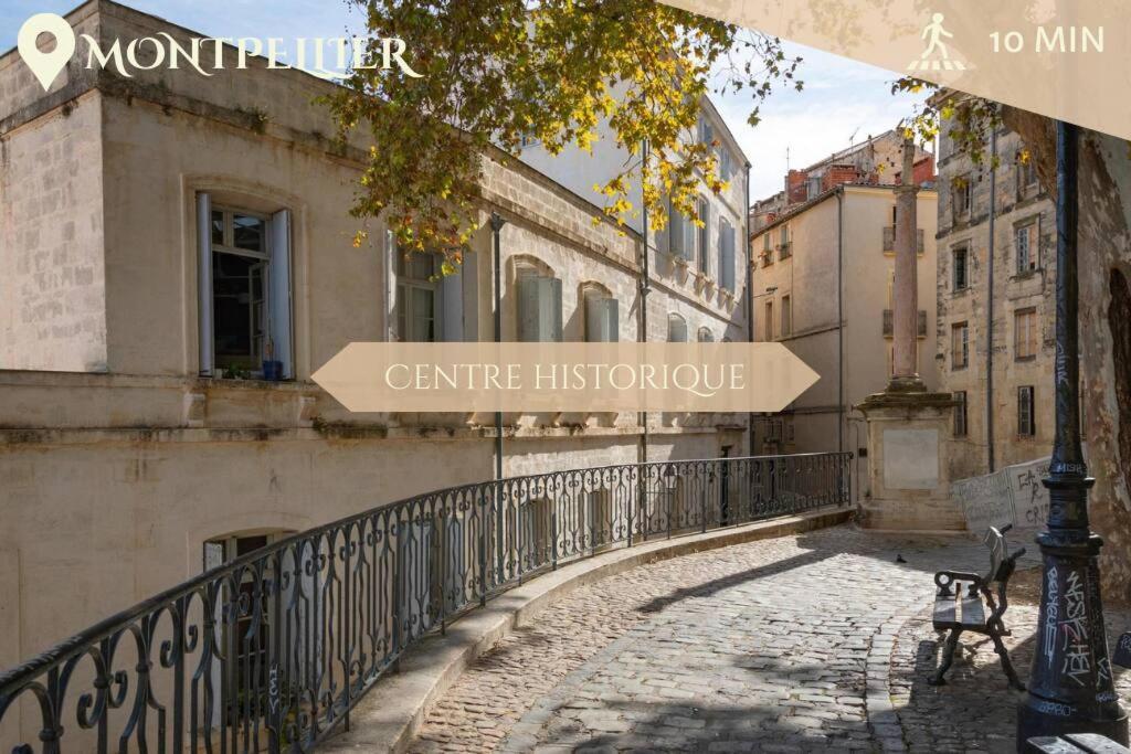 027-Maison, 2Chambres, Jardin, Parking, Central Montpellier Eksteriør billede